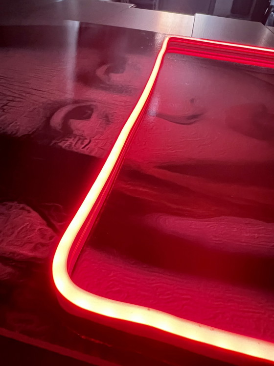 Image 1 of LedMansion Monna Lolllipop Rot Kunst -Wandkunst-LED-Lampe