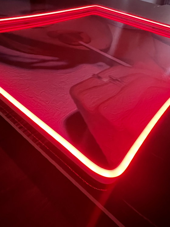 Image 1 of LedMansion Monna Lolllipop Rot Kunst -Wandkunst-LED-Lampe