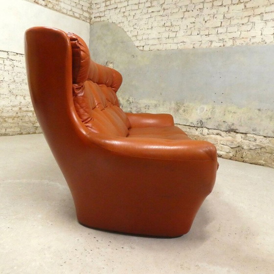 Image 1 of Vintage-Ledersofa, 1970