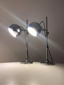 2x Space Age Hillebrand Tischlampen
