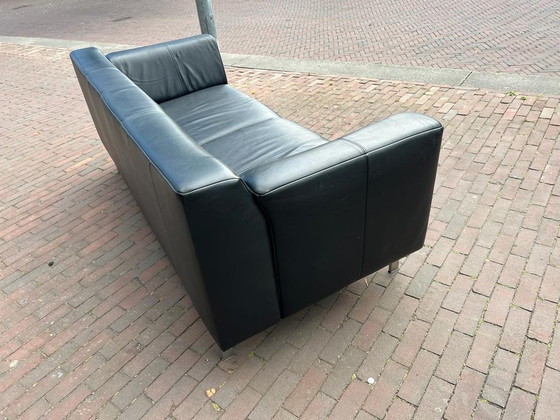 Image 1 of Rolf Benz Linea 2,5-Sitzer Leder schwarz