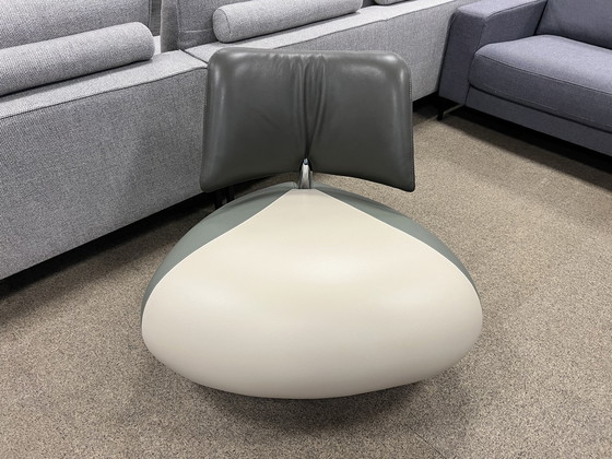 Image 1 of Leolux Pallone Sessel grünes Leder