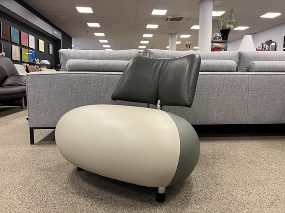 Image 1 of Leolux Pallone Sessel grünes Leder