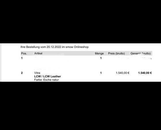 Image 1 of Vitra Eames LCW Esche