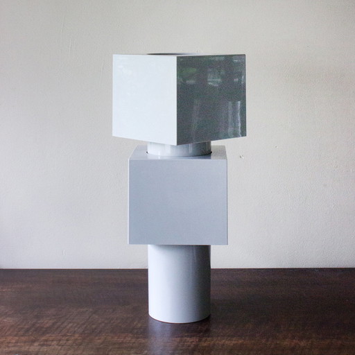 Ton Haas, The Meccano Company „Up Side Down“ Vasenset in Grau