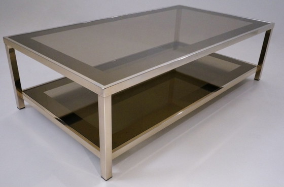 Image 1 of Belgo Chrom Couchtisch im Vintage-Design