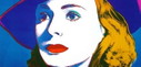 Andy Warhol Ingrid Bergman mit Hut von 1983 sehr groß