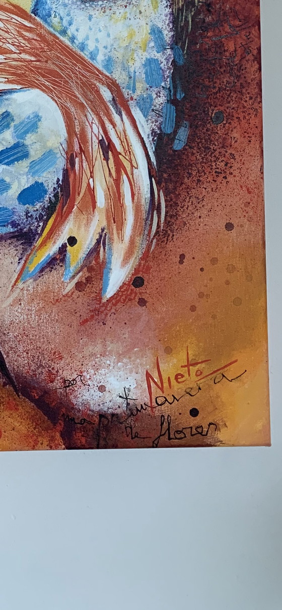 Image 1 of 2x Angeles Nieto Gemälde