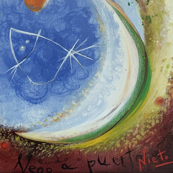 Image 1 of 2x Angeles Nieto Gemälde