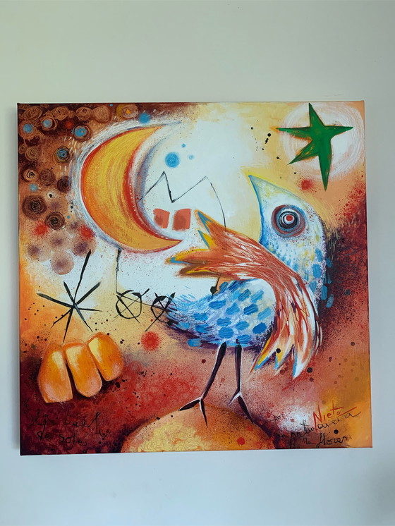 Image 1 of 2x Angeles Nieto Gemälde