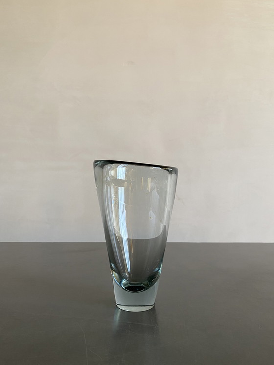 Image 1 of Per Lütken für Holmegaard Glasvase, Dänemark, 1950er