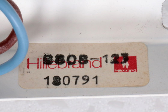 Image 1 of Hillebrand Wandlampe mit schönem Glas und Messing, 1970