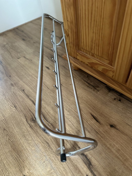 Vintage Chrom Garderobe 1950er/60er Jahre