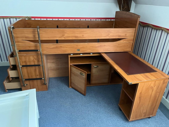 Image 1 of Komplettes maritimes halbhohes Schlafmöbel-Set mit viel Stauraum von der Top-Marke Gautier