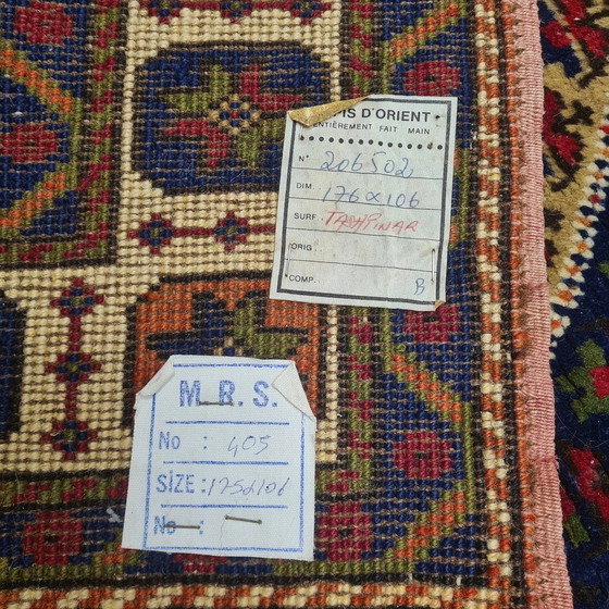 Image 1 of Türkischer Taspinar-Wollteppich, 1970er/80er Jahre