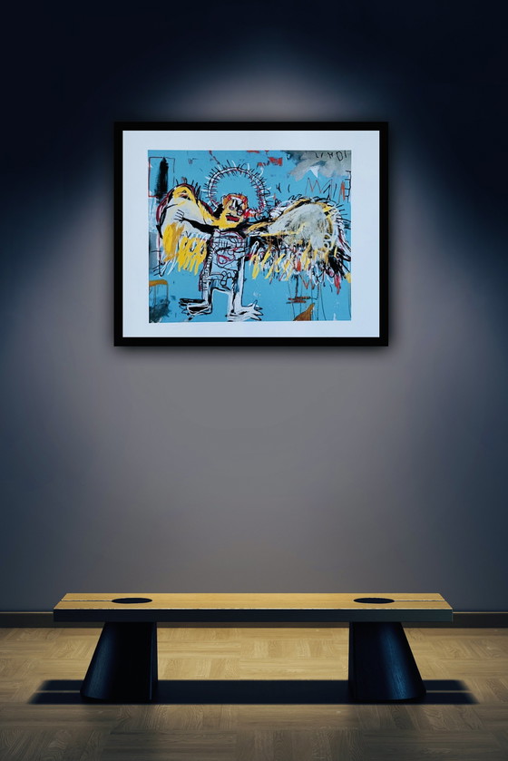 Image 1 of Jean-Michel Basquiat: "Gefallener Engel 1981".