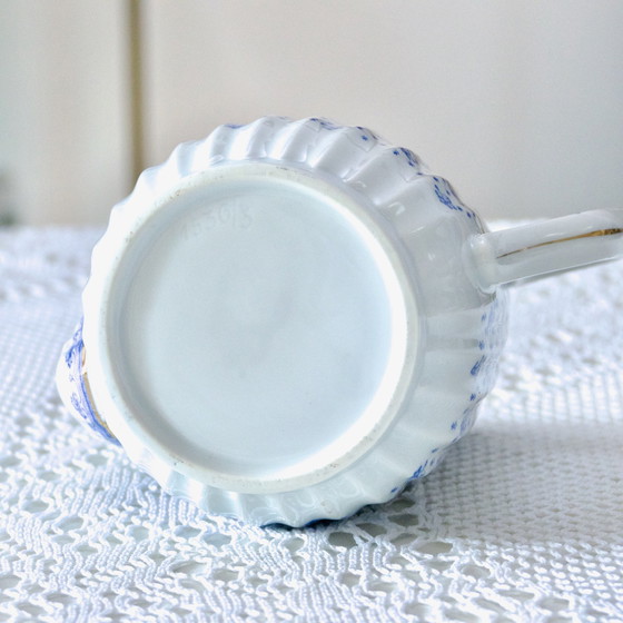 Image 1 of Große Kaffeekanne Oscar Shaller Von 1909 Aus Porzellan Lilienblüte