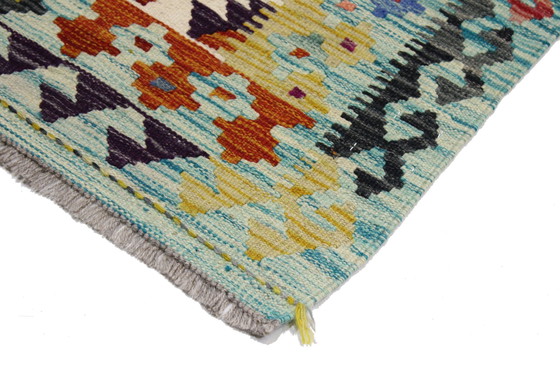 Image 1 of Original Old Style Kelim Afghan 243 X 169 Cm Top Zustand