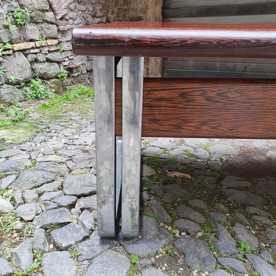 Image 1 of Vintage T333 Schreibtisch aus Aluminiumguss von Eugenio Gerli und Osvaldo Borsani für Tecno, Italien