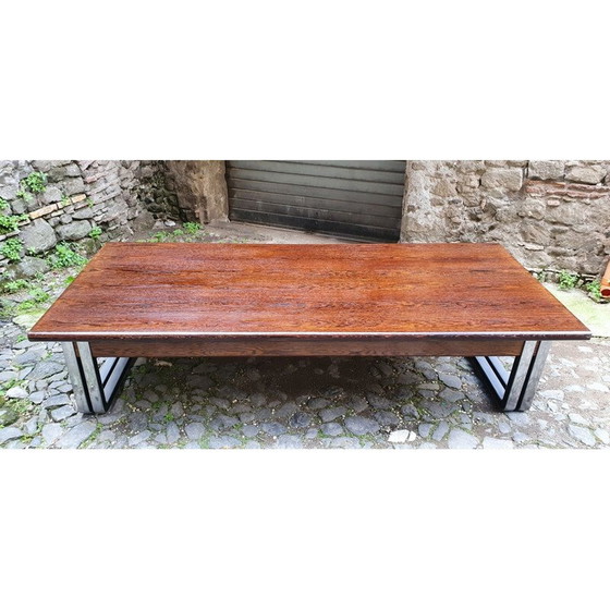 Image 1 of Vintage T333 Schreibtisch aus Aluminiumguss von Eugenio Gerli und Osvaldo Borsani für Tecno, Italien