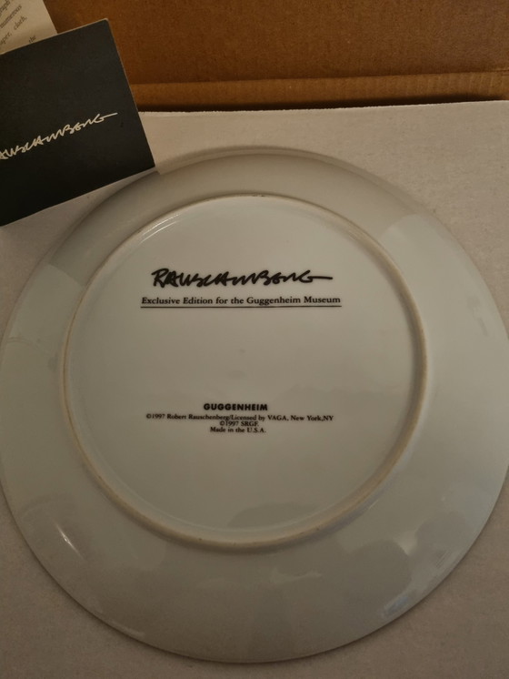 Image 1 of Robert Rauschenberg Porzellan -Edition für das Guggenheim Museum