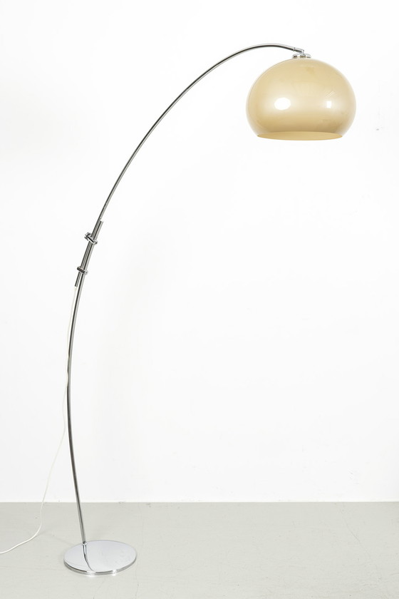 Image 1 of Vintage Bogenlampe aus Chrom