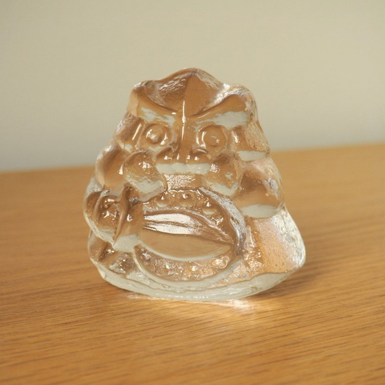 Image 1 of 1960er Glas-Wikinger von Lars Hellsten für Skruf Schweden