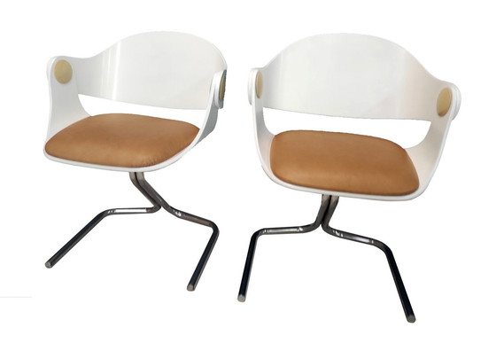 Image 1 of Vintage Stühle/Sessel - Weltraumzeitalter - Eugen Schmidt - Soloform - 1960
