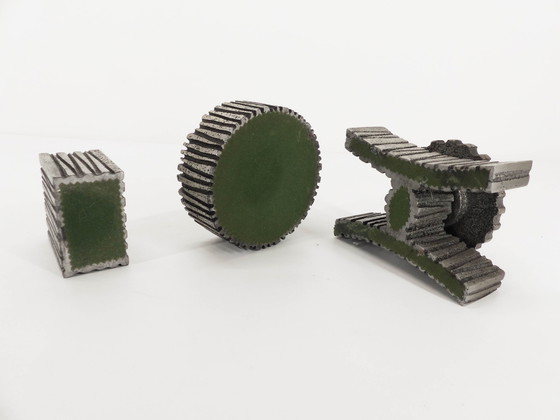 Image 1 of Raucherutensil Und Kerzenhalter Brutalist Willy Ceysens 1960