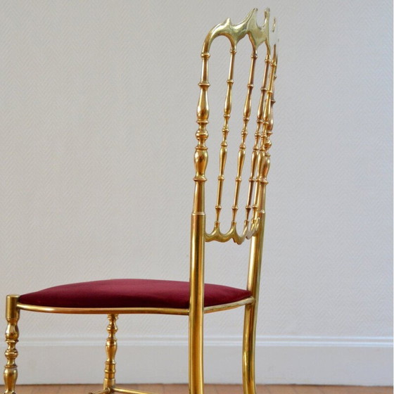 Image 1 of Vintage Chiavari Hollywood Regency chair, Italy 1960s