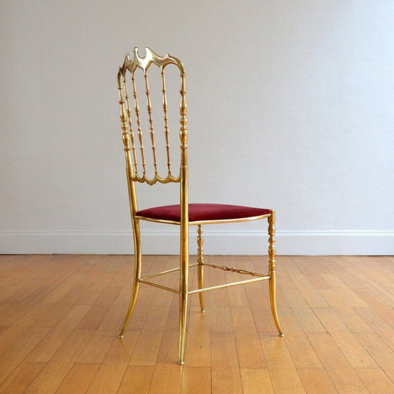 Image 1 of Vintage Chiavari Hollywood Regency chair, Italy 1960s