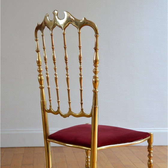 Image 1 of Vintage Chiavari Hollywood Regency chair, Italy 1960s