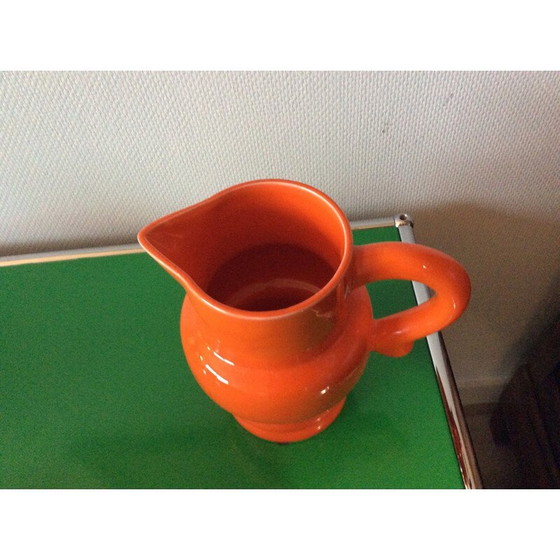 Image 1 of Vintage Saint Clement orange Krug, 1960