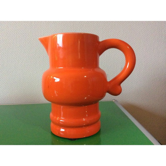 Image 1 of Vintage Saint Clement orange Krug, 1960
