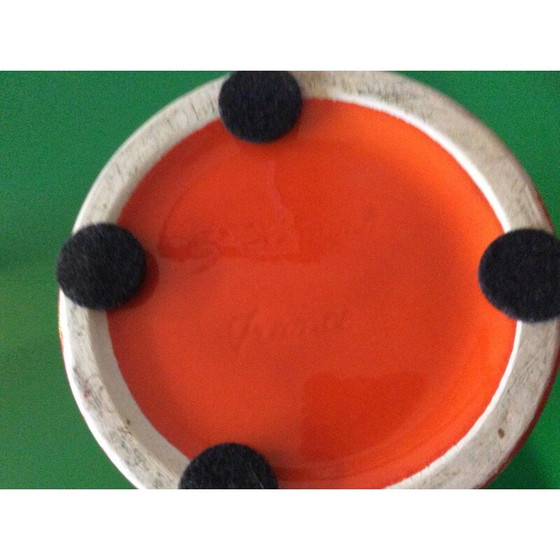 Image 1 of Vintage Saint Clement orange Krug, 1960