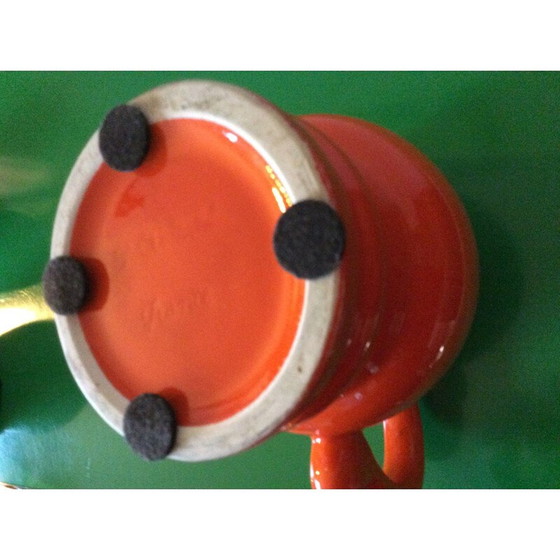 Image 1 of Vintage Saint Clement orange Krug, 1960