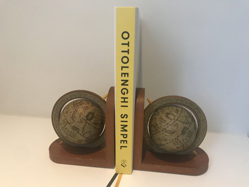 2X Vintage-Buchstützen