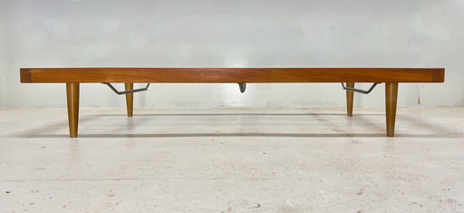 Dänisches Mid Century Daybed in Teak & Buche