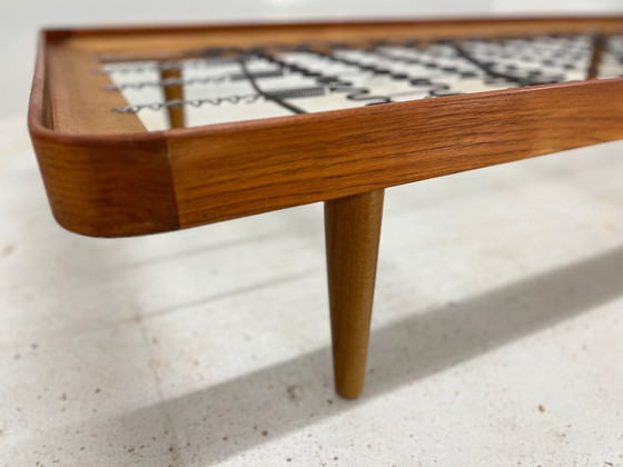 Image 1 of Dänisches Mid Century Daybed in Teak & Buche