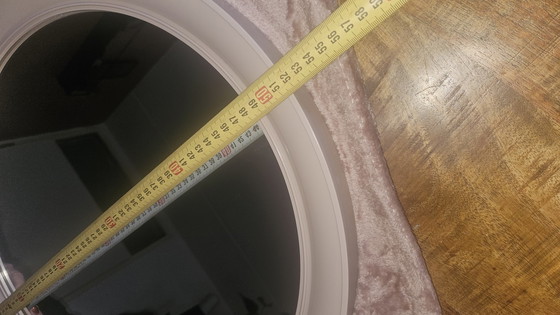 Image 1 of Beige Space Age-Spiegel 1970er Jahre