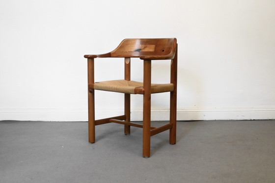 Image 1 of 4 Rainer Daumiller Arm Chair Stühle Set Geflecht Kiefer Esszimmer