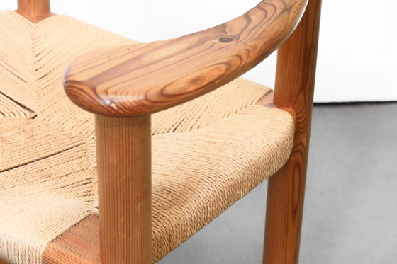 Image 1 of 4 Rainer Daumiller Arm Chair Stühle Set Geflecht Kiefer Esszimmer