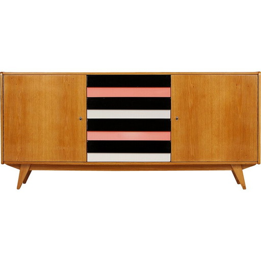 Sideboard Modell U-460 von Jiri Jiroutek für Interier Praha, Tschechoslowakei 1960er Jahre