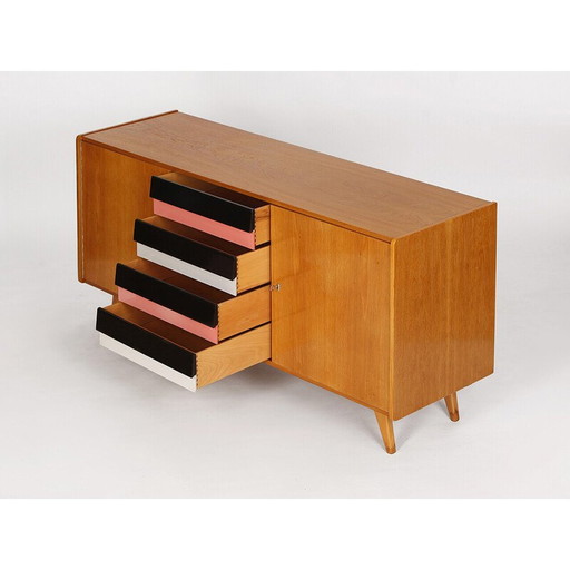 Sideboard Modell U-460 von Jiri Jiroutek für Interier Praha, Tschechoslowakei 1960er Jahre