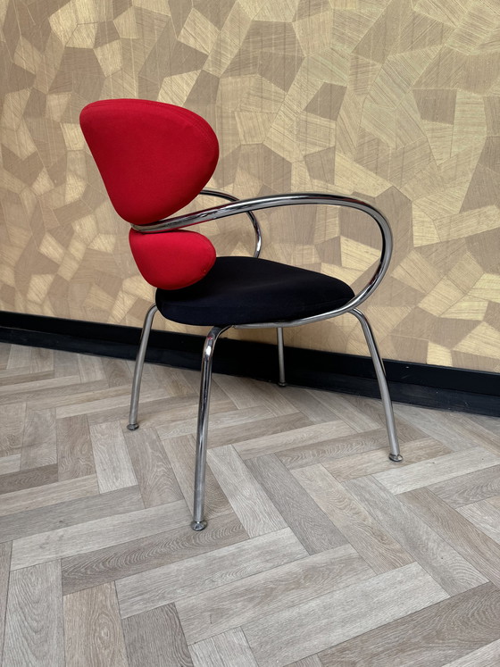 Image 1 of Satz von 4 Vintage Effezeta Italien Schlitten Stühle