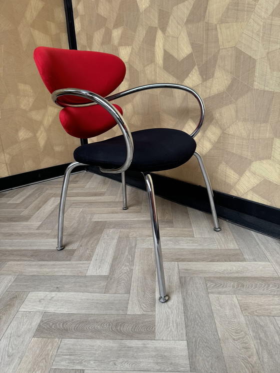 Image 1 of Satz von 4 Vintage Effezeta Italien Schlitten Stühle