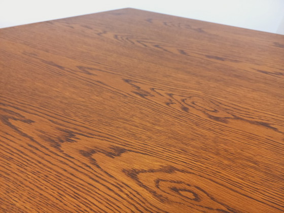 Image 1 of Sechseckiger Vintage-Esstisch aus den 80er Jahren aus Eichenholz