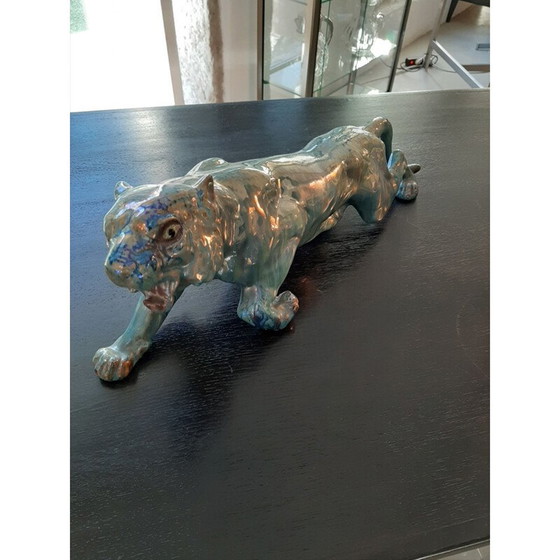 Image 1 of Jugendstil-Panther-Skulptur von Rambervillers