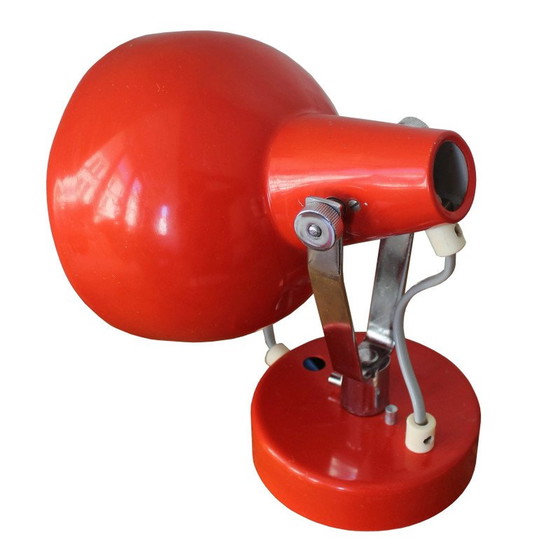 Image 1 of Rote Industrie-Wandleuchte, 1960er Jahre