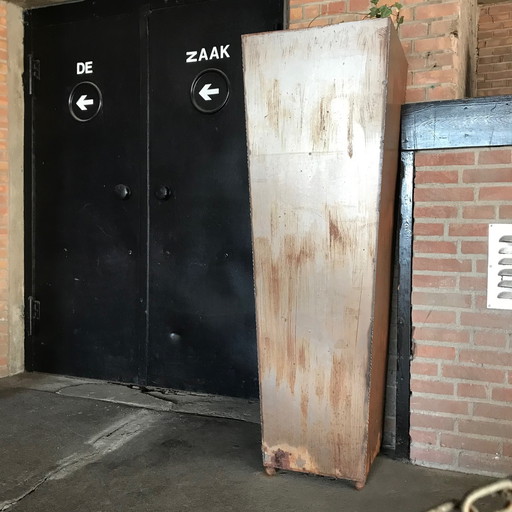 3x Vintage High Stahl Pflanzgefäße